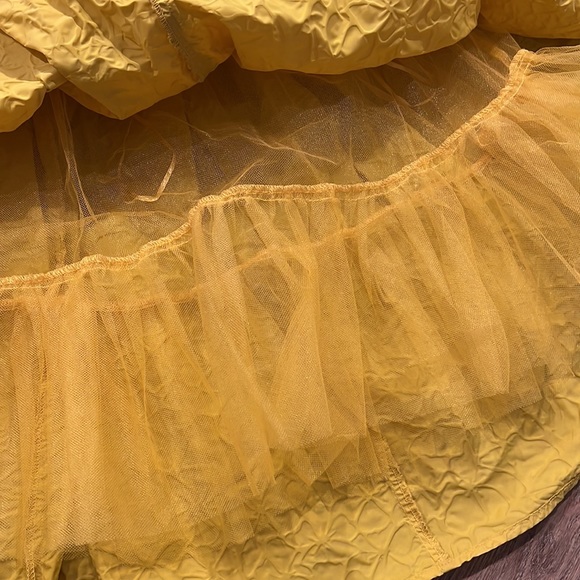 JEAN PAUL GAULTIER FOR TARGET TEXTURED PATTERNED HALTER DRESS W/TULLE PETTICOAT - Picture 2 of 8